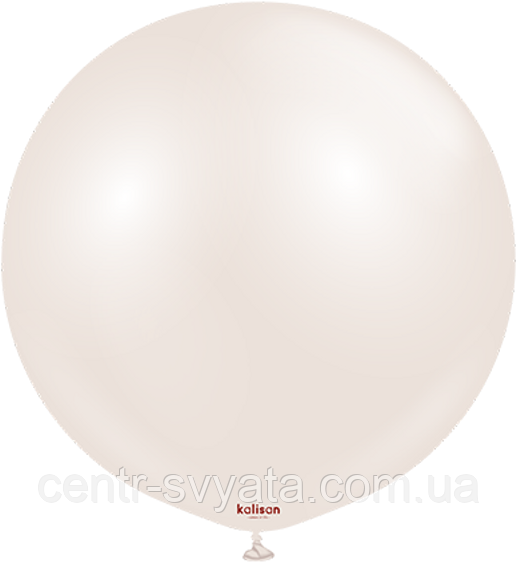 Латексна кулька Kalisan 24"(60 см) Aura Beige Cream | Аура бежевий крем