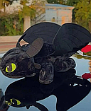 Плюшева іграшка беззубик Іграшка Дракон Беззубик для автомобільної машинки М'яка іграшка, як приборкати драконо, фото 3