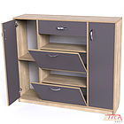 Тумба для взуття ТО-142 обувниця в передпокій полиця етажерка тумбочка