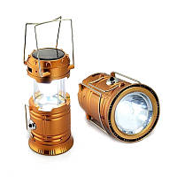 Ліхтар для кемпінгу Camping SX-5800T з сонячною панеллю та USB 360° освітлення