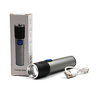 Фонарик ручний BL-K31 USB зарядка ударостійкий алюміній довговічний