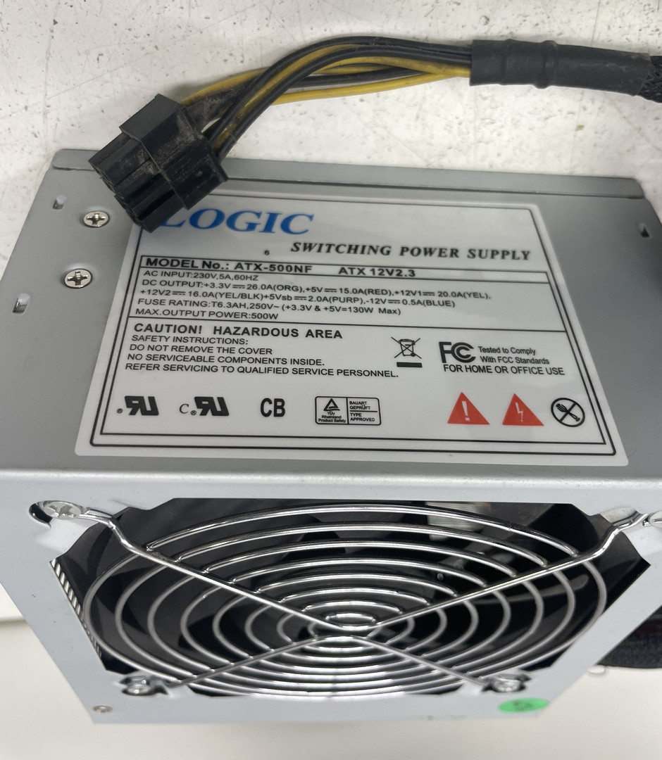Блок живлення 500Вт для комп'ютера LogicConcept ATX-500NF (CWT)