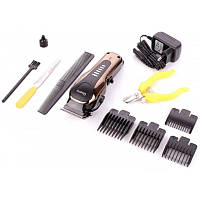 Машинка для стрижки тварин Geemy GM-6063 грумер 4 насадки когтеріз щітка