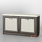 Тумба для взуття ТО-127 обувниця в передпокій полиця етажерка тумбочка