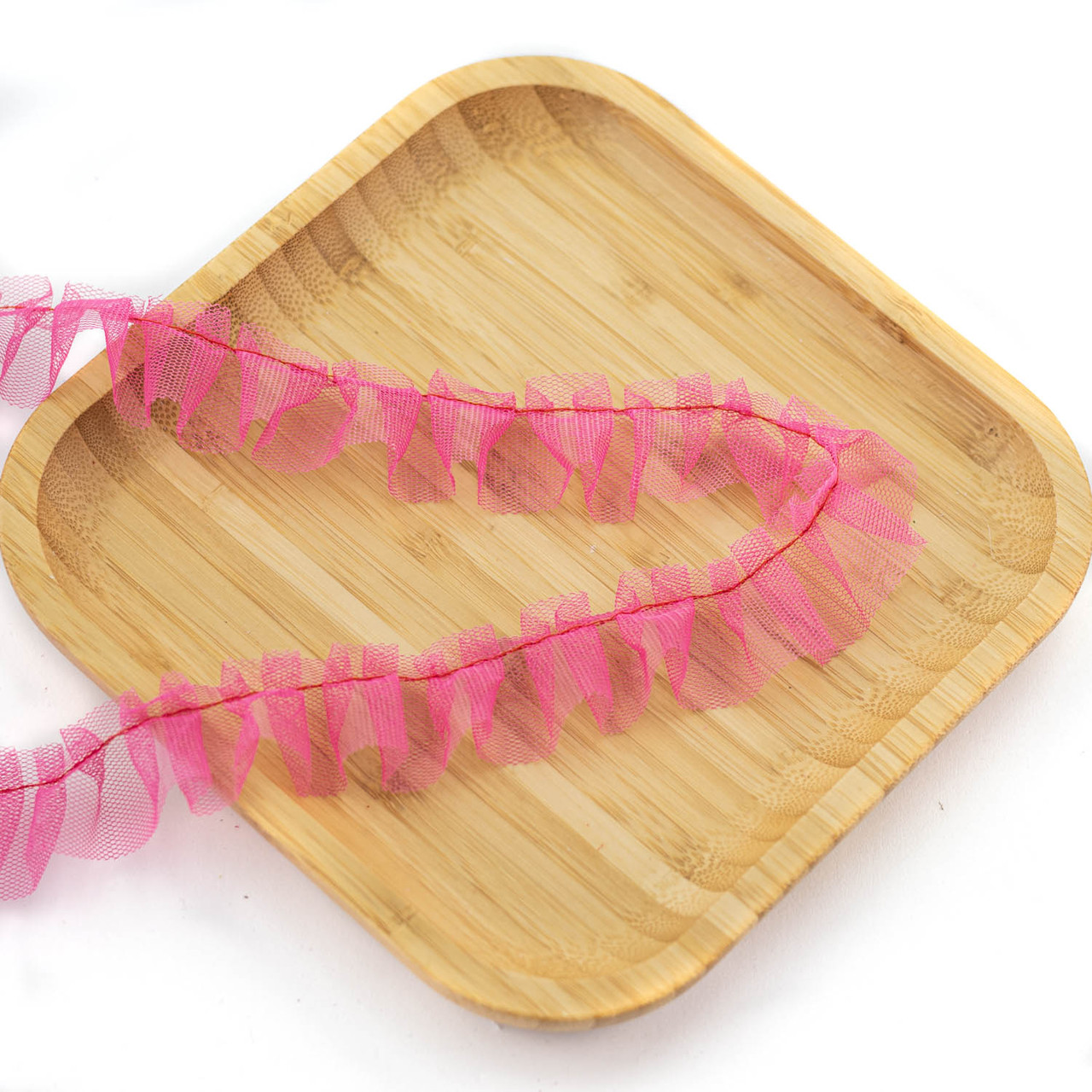 Фатин малиновий 3см, відріз - 1м FTN410, фото 1