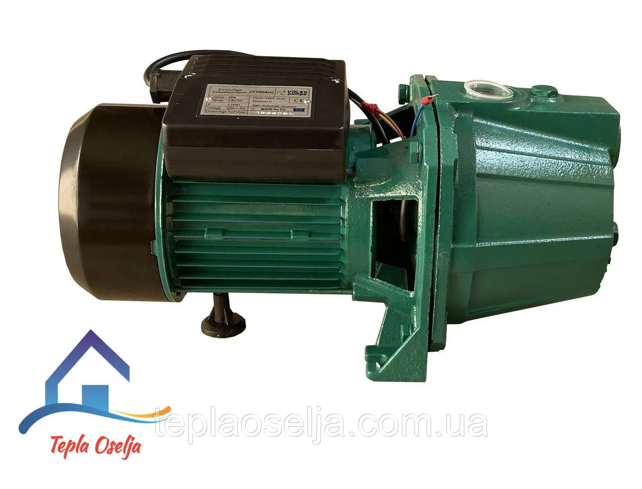 Насос відцентровий VOLKS pumpe JY100A(a) 1,1кВт (чавун короткий)