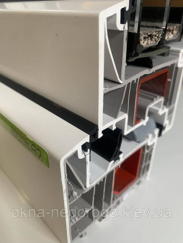 Вікно пластикове Salamander bluEvolution 82 ➡ © Вікна Недорого