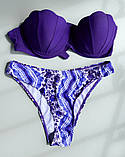 Купальник роздільний фіолетовий M 44, фото 3