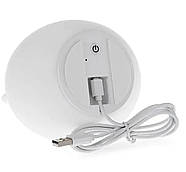 Нічник дитячий силіконовий Зайченя (заряд. від USB) змінює кольори №164/419510, фото 2