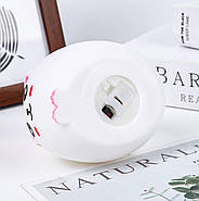 Нічник дитячий Зайчик h-10 см AT-018D/0337 (на батарейках), фото 3