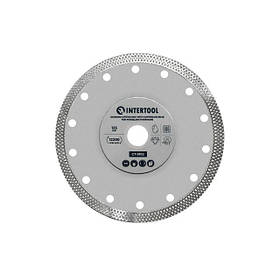 Алмазний відрізний диск 125 мм INTERTOOL CT-3102 для керамограніту