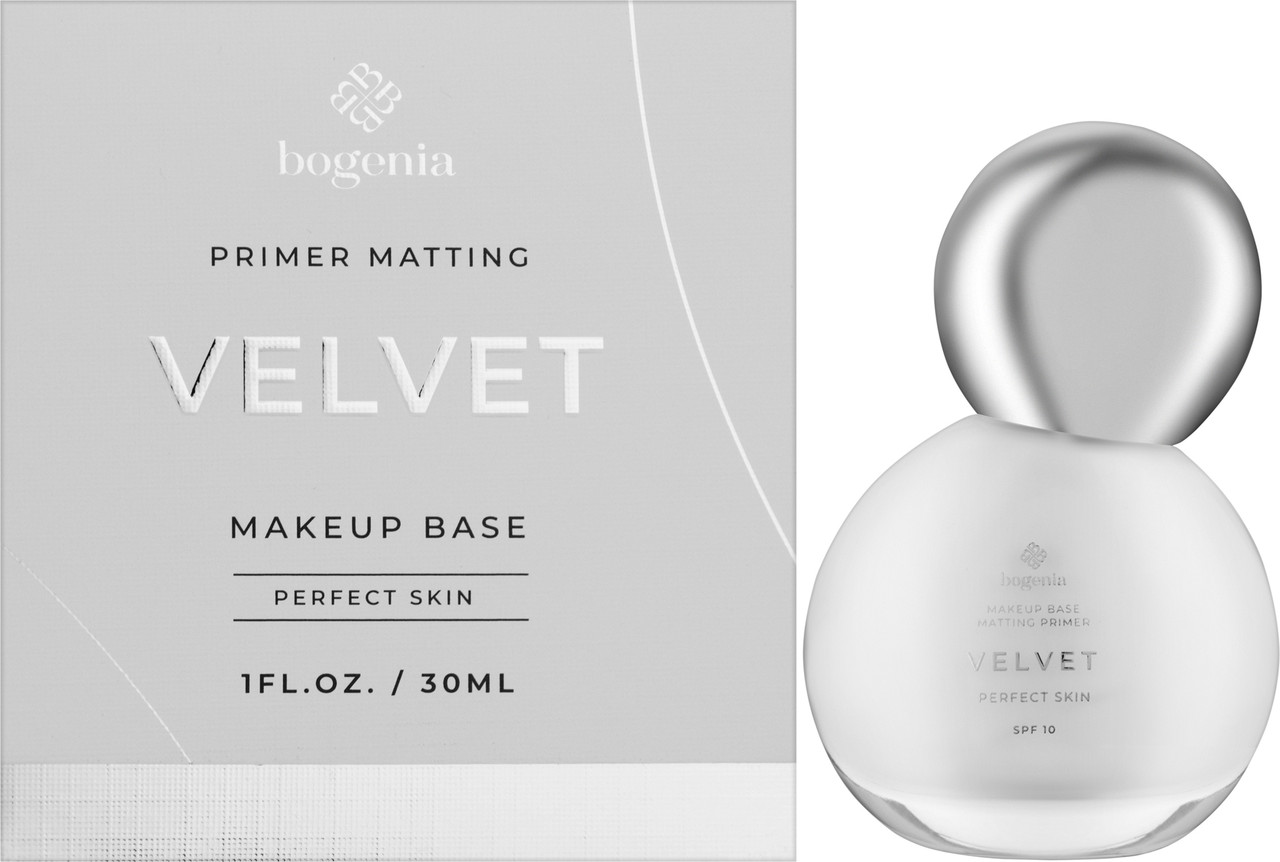 Матуюча база під макіяж Bogenia Velvet Matting Primer (30мл.)