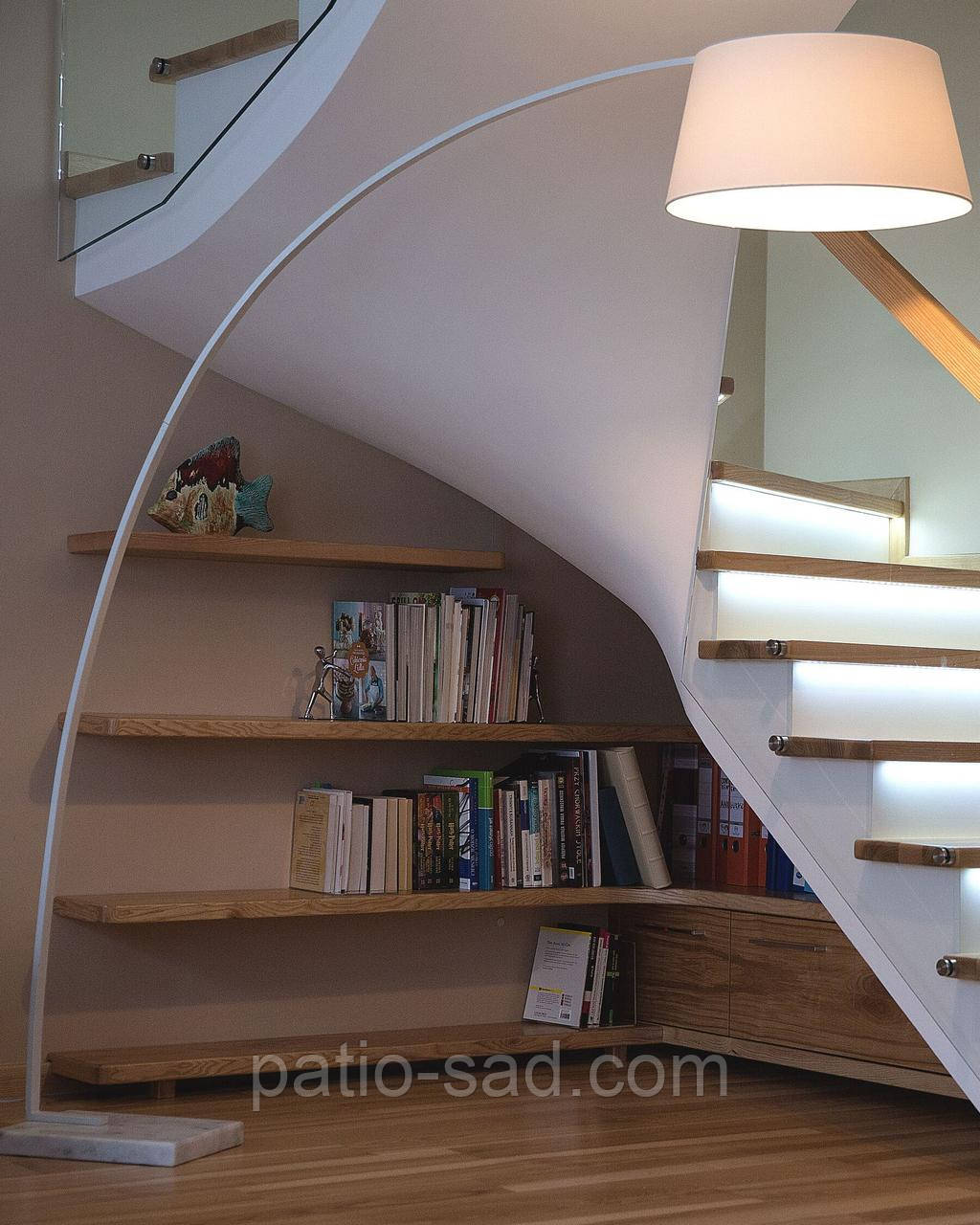 Підлогова лампа BENUE Метал колір Білий, фото 1