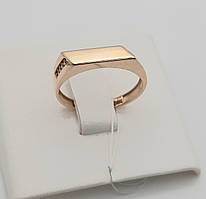 Печатка чоловіча з червоного золота