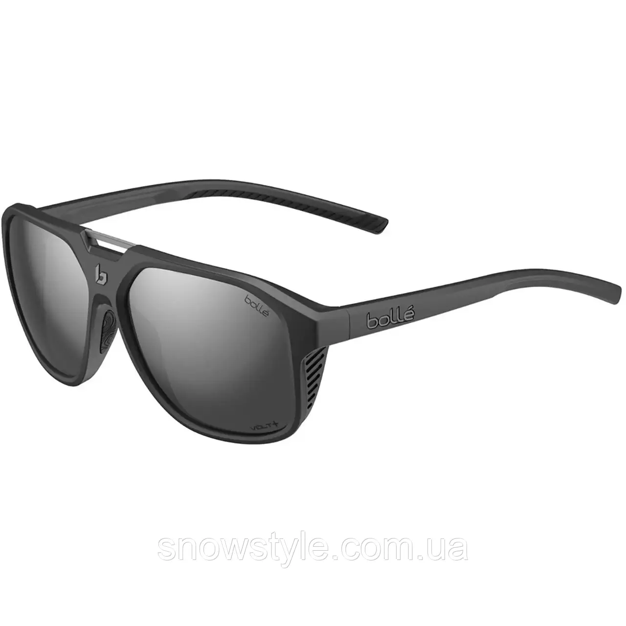 Окуляри сонцезахисні Bolle Arcadia Matte Black Volt+ Cold White Polarized, фото 1