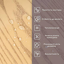 Самоклеюча стінова PET плитка у рулоні 600х3000х2мм SW-00002433, фото 4