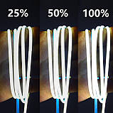 COB LED стрічка 24V Холодний білий 6000K 2m, Arote LED стрічка 3 мм шириною димоване світло високої щільності DIY 384LEDs/м, фото 7