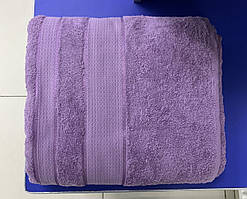 Простирадло махрове Aisha 150х200 Пудрово-фіолетове