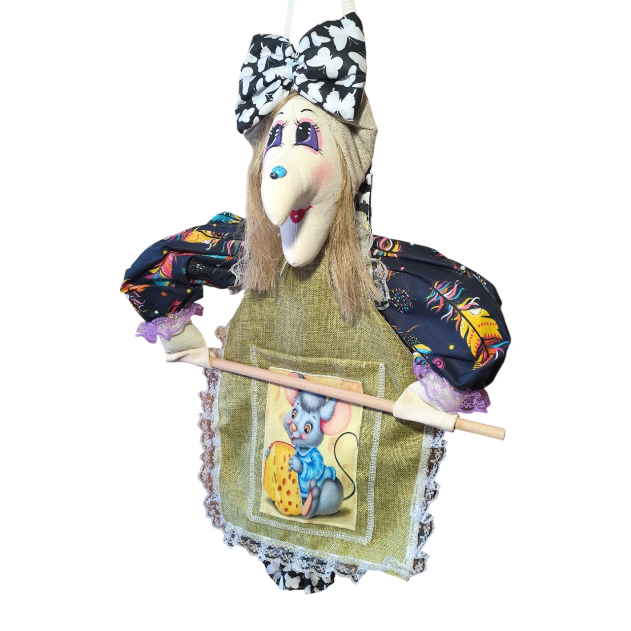 Лялька для пакетів  Баба Яга ., фото 1