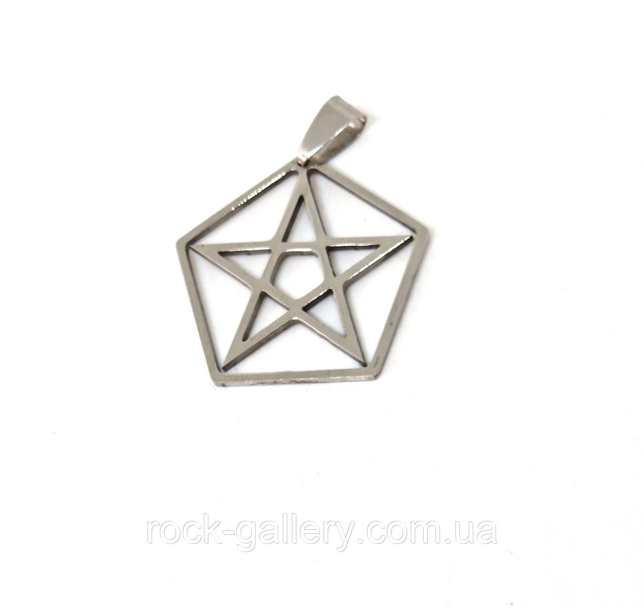 Кулон мед.сталь,пентаграма, фото 1