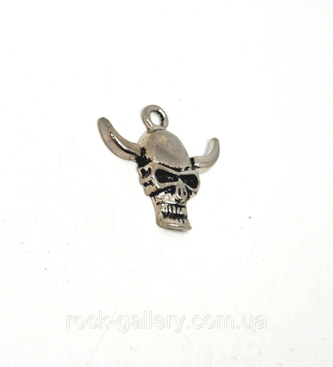 Кулон череп з рогами, фото 1