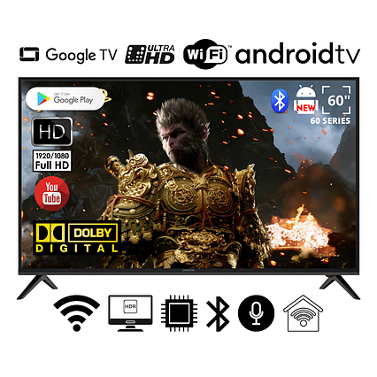 Телевізор Smart FHD TV Samsung 60" 4K/Smart TV + HDR + USB + HDMI