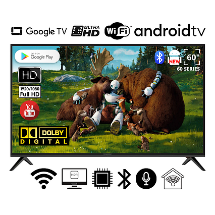Телевізор Smart FHD TV Panasonic 60" 4К UHD Smart TV, DVB-T2+DVB-С