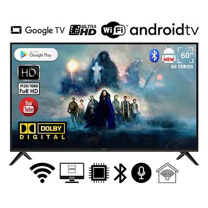 Телевізор Smart FHD TV Xiaomi 60" 4К UHD Smart TV, DVB-T2