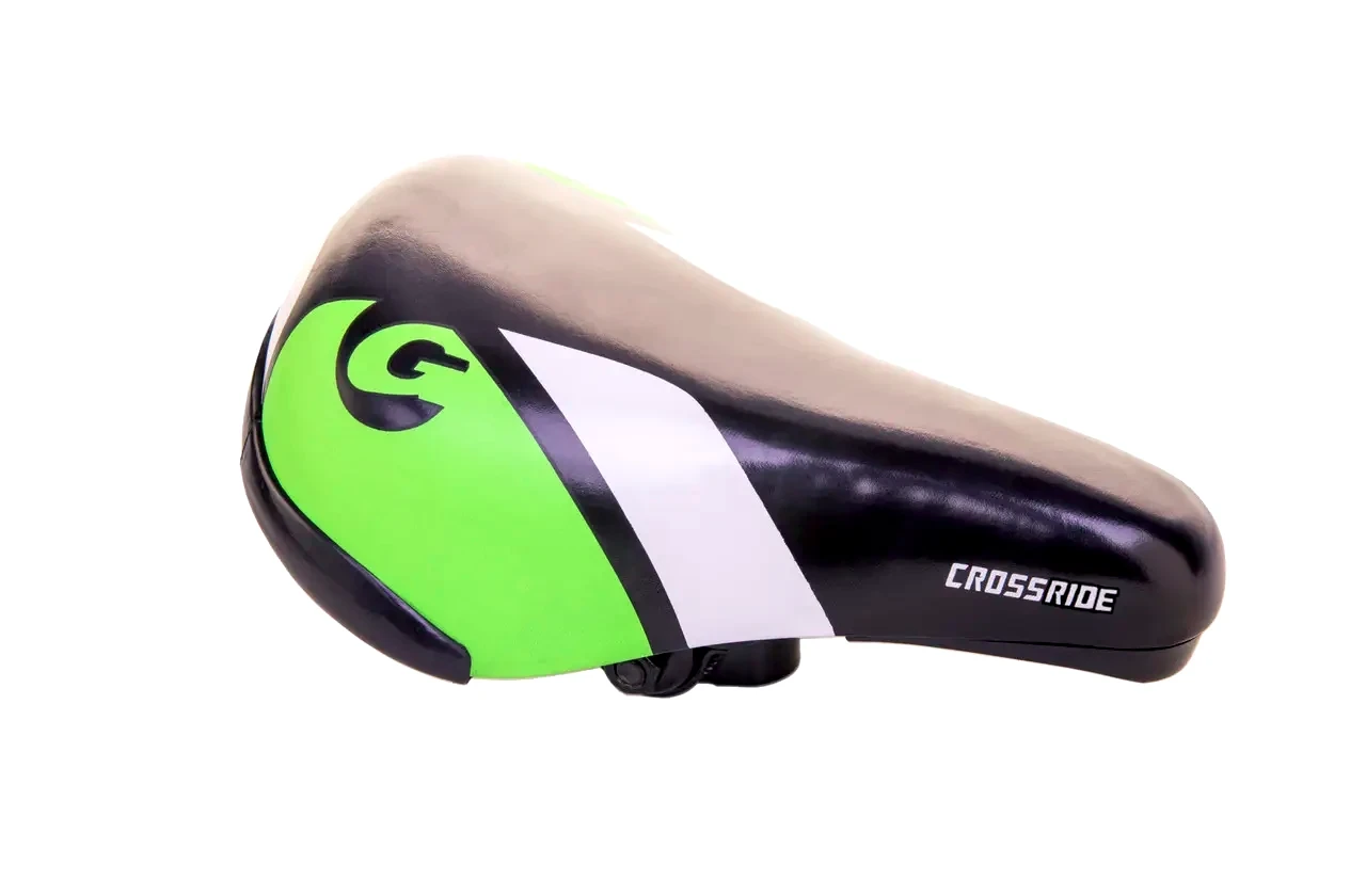 Сідло дитяче Baisike 230x150мм чорно-зелене, N185-10, фото 1