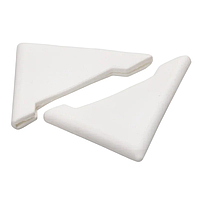 Захист кутів дверей 2шт ГУМА! (скотч) Білі (протиударні чохли від сколів)