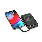 CRONY PN-W35 Магнітний зарядний пристрій Power Bank Бездротовий магнітний Power Bank 18000mAh, фото 5