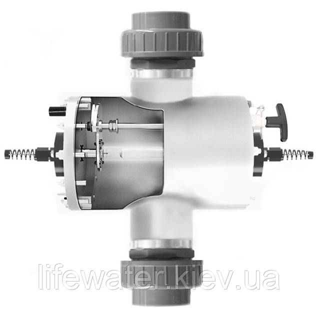 Ультрафіолетова установка LIfetech Charm (27 м3/рік, DN75, 0.4 кВт), ручне очищення