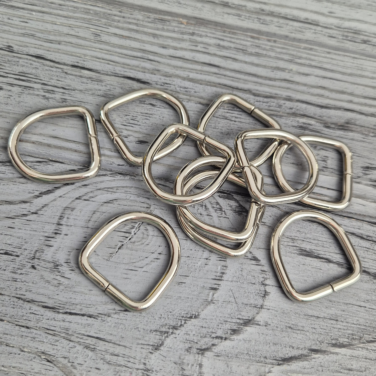 Напівкільце 25х26х3.9 мм Нікель, фото 1