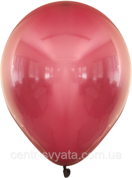 Латексна кулька Kalisan 12"(30 см) Crystal Burgundy | Кристал бургундія