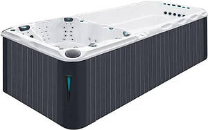 Плавальний SPA басейн Passion Spas Dynamic Deep (590x227x155 см), Сріблясто-білий