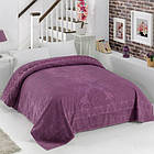 Махрове простирадло Two Dolphins Туреччина 160*220 Sevilla E988 Lila колір ліловий