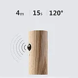 Ліхтар-нічник W-52, акумуляторний настінний з датчиком руху, фото 5