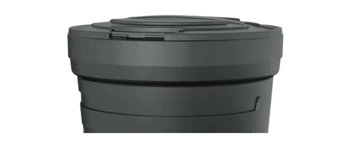 Бак для дощової води Prosperplast PIDRA210-S411 вуличний резервуар 210 л пластиковий чорний