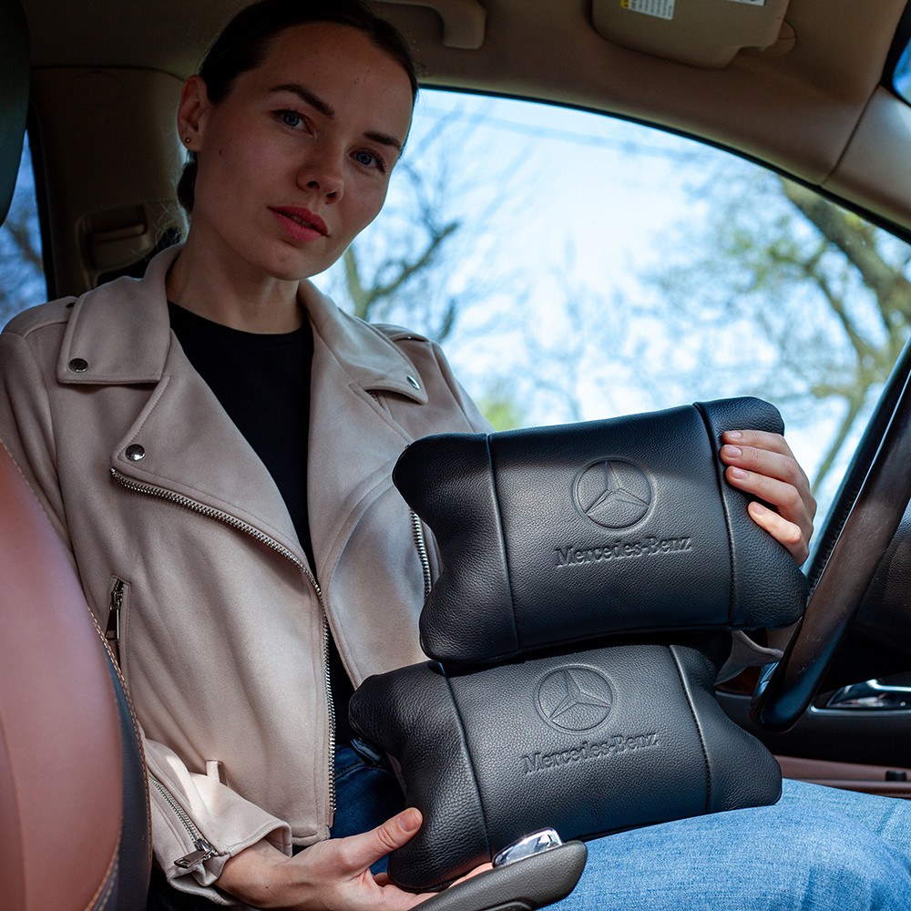 Подушки на крісло в авто Mercedes-Benz Мерседес, Подушка для підголовника DI-173 автомобільного сидіння, фото 1