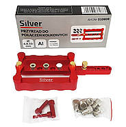 Меблевий кондуктор для свердління під шканти та штифти 6-8-10 мм пристрій для штифтових з'єднань S10808, фото 2