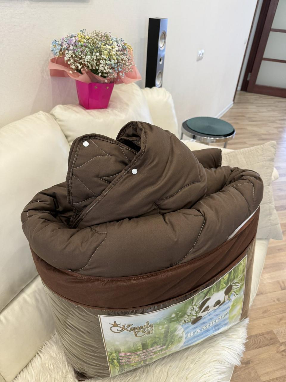 Подвійна ковдра 4 Сезони на копках Двоспальний, розмір 175x210 см, фото 1