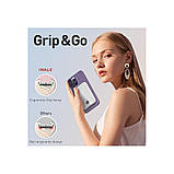 IWalk Magnetic Ultra Slim Повербанк 5000mAh Бездротовий зарядний пристрій Power Bank W/LED Display Battery Pack Easy Grip, фото 5