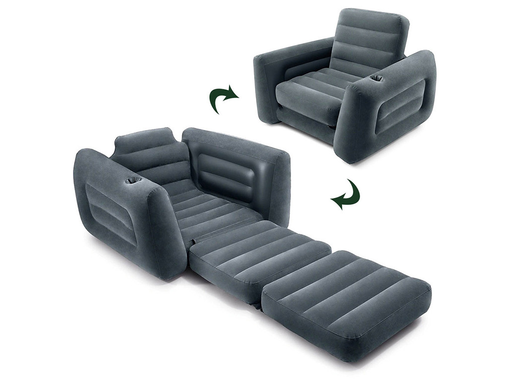 Велюр крісло Intex 66551, фото 1