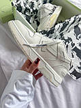 Чоловічі кросівки Off-White Out of Office For Walking 'White Black' Люкс - демісезон, фото 2