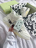 Чоловічі кросівки Off-White Out of Office For Walking 'White Black' Люкс - демісезон, фото 3