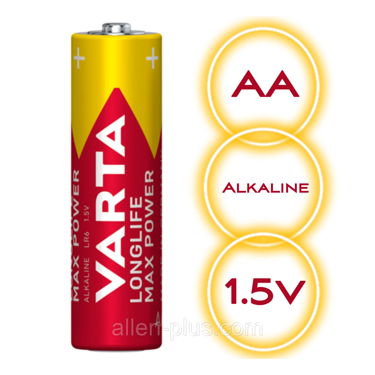 Батарейка лужна VARTA MAX T (Longlife Max Power) AA/LR6, фото 1