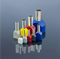 НАКОНІЧНИКИ ПІД ДВА ПРОВОДУ (колір випадковий)