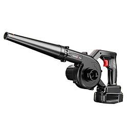 Акумуляторна повітродувка 2 в 1 слеш пілосос для саду BLOWER LY-4, 2 акумулятори