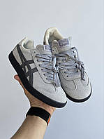Сірі замшеві жіночі кросівки Asics Onitsuka Tiger Tokuten • Grey •