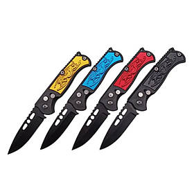 Набір викидних ножів Stainless КА018 з кліпсою 15см 4 шт (7_02621)